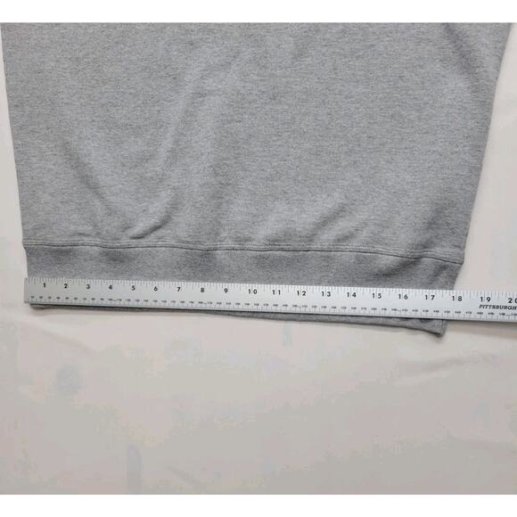 Champion Sweatshirt Men’s Medium Crewneck Spellout Long Sleeve Grey - Picture 8 of 10